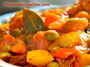 Beef Caldereta or Kaldereta Filipino Recipe